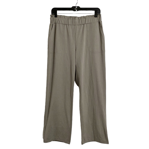 Joie Pants Woemns Size M Tan Brown Pull On Elastic Waist Straight Leg Stretch - Picture 1 of 7